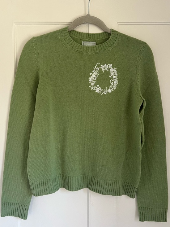Le Lion Sweaters - Le Lion x Parterre Women’s 100% Merino Wool Crewneck Sweater Sz small